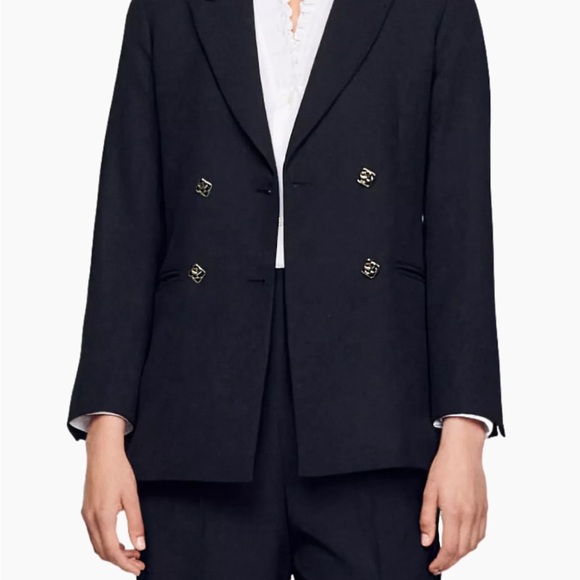 Sandro Malory Double Breasted Jacket, size 34 - Picture 9 of 12